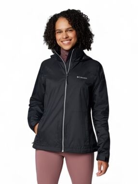 Columbia Black Switchback Jacket Woman's Large